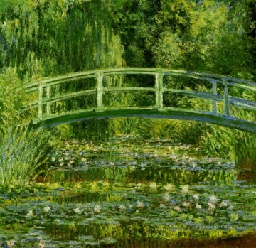  1897 Deco Art - Water Lily Pond 1897 Claude Monet Impressionism Flowers